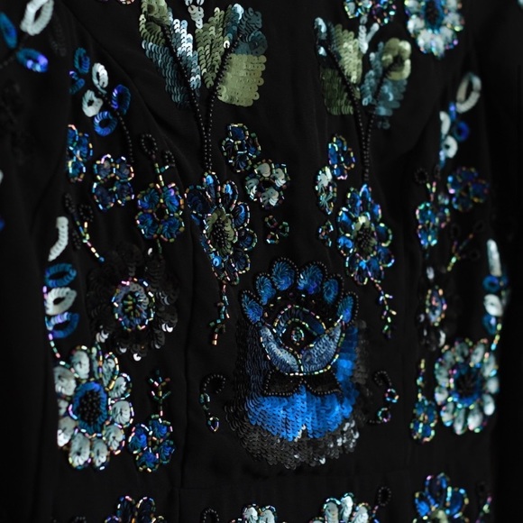 NEEDLE&THREAD GEORGETTE SEQUIN DRESS *FINAL PRICE* - Picture 5 of 12